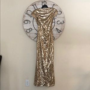 Gold Sequin Dress